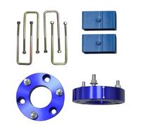 Separadores Ruedas Coche Para Nissan Para Navara D40 Para Frontier 2005-2014 Kits Elevación Nivelación Delantera Trasera Espaciadores Puntal Amortiguadores(Front 25MM Rear 51MM)