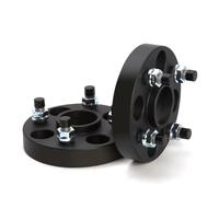 Separadores Ruedas Para Ajuste Para Jazz Para Grace Para Brio Para N-BOX 2 Piezas 15/20/25/30/35/50 Mm PCD 4x100 CB 56,1 Mm Adaptador Espaciador Rueda Separadores de rueda(2PCS 20mm Black)