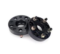Separadores Ruedas Para Alfa Para Romeo 147/156/164/4C/GT/para GTV/ 2 piezas 15/20/25/30/35/40mm PCD 5x98 CB 58,1mm adaptador espaciadores de rueda Separadores de rueda(2PCS 25mm Black)