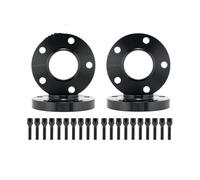 Separadores Ruedas Para BMW Para Serie 3 Para Serie E Espaciadores De Rueda De 4 Piezas Negro Escalonado 15 Mm + 20 Mm Y Pernos Espaciador De Rueda