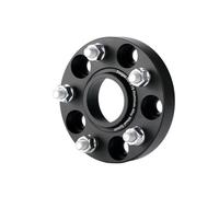 Separadores Ruedas para Coche Adaptador De Cubo Espaciador De Rueda De Aluminio Forjado Negro PCD 5X114.3 CB 64.1 M14X1.5 para Tesla para Model 3 Y 1 Pieza(Black25mm)