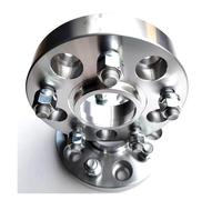 Separadores Ruedas Para Nissan para X-Trail para Tiida para Serena CNC brida de rueda espaciadores de rueda de aluminio para coche 5x114,3 66,1(20mm Silver)