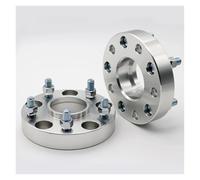 Separadores Ruedas Para Suzuki SX4 Para Grand Para Vitara M12XP1.25 2PCS Adaptador Espaciador Rueda PCD 5x114.3 60.1Mm 20/25/30/35Mm(2PCS 25mm Silver)