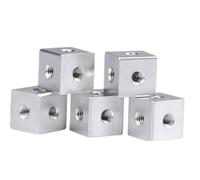 Separadores y Pilares de Espaciado, Espaciador cuadrado 1-5 piezas M3-M10 Impresora 3D de 6 vías aluminio anodizado multicolor