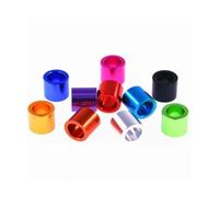 Separadores y Pilares de Espaciado, Espaciador hueco redondo de aluminio M8 3-16 mm Multicolor 10 piezas(Sliver)