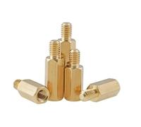 Separadores y Pilares de Espaciado, Espaciadores hexagonales de latón macho a hembra PCB M2-M4 5-30mm 10/20/50 Uds