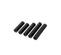 Separadores y Pilares de Espaciado, Separador hexagonal de plástico hembra a, aislamiento PCB Multicolor M3 M4 5-45mm 20-100 Uds