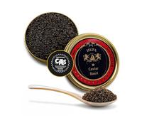 SEPEHR DAD CAVIAR Caviar de esturión siberiano Classic 1000 g I grano pequeño 2,9 mm I Caviar siberiano de acuicultura sostenible I Caviar fuerte y picante I Esturión Caviar de esturión de Acipenser