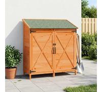 sephironlbb Garden Shed Braun - Cobertizo de madera (106 x 56 x 113,5 cm, resistente a la intemperie, para herramientas y cortacésped, práctico espacio de almacenamiento con puerta de ventilación, se