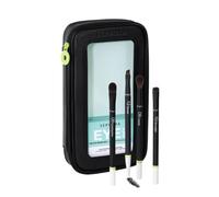 Sephora Favorites Eye Set The Eye Brush Set - Juego de 4 brochas de maquillaje y 1 bolsa de maquillaje