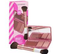 Sephora Favorites Juego de coloretes perfectos: paleta de rubor y cepillo doble de cheek