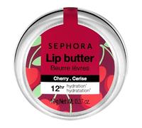 Sephora Lip Butter Cherry - Mantequilla para labios (12 horas, hidratación, 10 g)