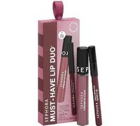 Sephora Must Have Lip Duo Cream Lip Stain & Mini Lip Liner 18 Deep Brown & 13 Cream Lip Stain