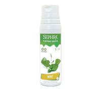 Sephra Salsa de postre de menta 1 kg - Práctica botella exprimidora - Jarabes para helados, gofres, tortitas, crepes, batidos, batidos, sorbetes, frapes, pasteles o mojar (menta)