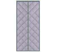 SePkus Cortina Térmica Magnética, Cortina De Puerta Aislamiento Acústico,Cortina De Algodón Gruesa con Térmica Y Aislante Insonorizante Impermeable Aislamiento Cortina (Light Gray 80cmx210cm)
