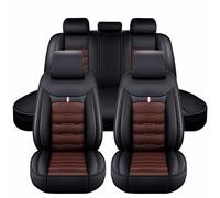 SePkus Funda Asientos Coche para itr en C5 Aircross 2018-2024 Cubierta de Asiento,Juego Completo de Protectores de Asiento de Coche de Cuero,Fundas para Asientos Delanteros y Traseros de Coche