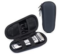 Seplouis Estuche de Viaje para Afeitadora Eléctrica de Hombre Compatible con Braun Series 3/5/6/7/8/9, Funda Rígida EVA con Doble Correa para Cargador y Accesorios, Azul Marino
