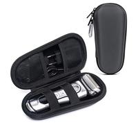 Seplouis Estuche de Viaje para Afeitadora Eléctrica de Hombre Compatible con Braun Series 3/5/6/7/8/9, Funda Rígida EVA con Doble Correa para Cargador y Accesorios, Gris
