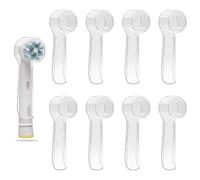 seplouis Fundas para cepillos de dientes compatibles con cepillos de dientes eléctricos Oral B, juego de 8 unidades (transparente), Transparent, Estuche de belleza