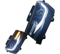 Seplxoi faros de coche Luces delanteras con para giro secuencial para Chevrolet para Camaro 2014-2015, quinta generación