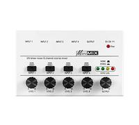 Seprendi 1 unids 4 canales mezclador de audio portátil ultra bajo ruido mezclador de audio USB mezclador para estudio de grabación