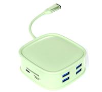 Seprendi 10 en 1 USB 3.0 C Hub Adaptador Tipo C a 4K -Compatible RJ45 Lan Ethernet Mulit USB Datos 100W PD-Hub Splitter (C)