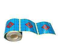 Seprendi 200 unids/rollo de objetivos de papel adhesivo reactivo a salpicaduras pegatinas de cinta de papel para tiro con práctica de caza pegatinas