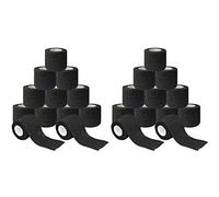 Seprendi 24 rollos de vendaje autoadhesivo no tejido para exteriores, 5 cm x 4,5 m, color negro