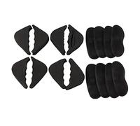 Seprendi 4 pares de almohadillas para zapatos y 4 pares de almohadillas de agarre en el talón, almohadillas ajustables para zapatos, esponja suave, tapón de dedo gordo del pie, almohadilla de soporte
