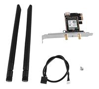 Seprendi AX210NGW Tarjeta WiFi WiFi 6E Dual Band 2.4G/5G Adaptador de tarjeta inalámbrica AX210 BT5.2 2400Mbps PCIE adaptador con antena 2X8DB