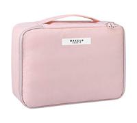 Seprendi Bolsa de cosméticos para mujer, bolsa de viaje para cosméticos, bolsa de aseo para niñas, bolsa de maquillaje, bolsas de cepillo, bolsa de aseo reutilizable, color rosa, Pink