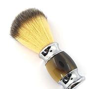 Seprendi Brocha de afeitar sintética con de resina duradera, cepillo de viaje, espuma bien con jabón de afeitar crema para hombres afeitado húmedo