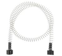 Seprendi Freno de resorte de tirolina de 165 cm de acero inoxidable con línea de cremallera, freno de resorte de alta resistencia, reductor de velocidad de freno de resorte