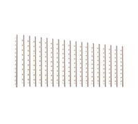 Seprendi Juego de 19 trastes de guitarra clásica de alambre de 2,0 mm/0,08 pulgadas, juego de cables de cobre para guitarra de 36 pulgadas, 38 pulgadas, 39 pulgadas, 19 trastes