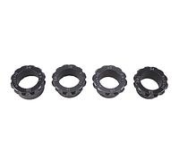 Seprendi Juego de 4 herramientas de caja de herramientas para reloj de 34 mm, 35 mm, 36 mm, 38 mm, herramientas de reparación de relojes, tornillo de caja, Plata y negro.