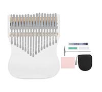 Seprendi Kalimba - Piano de pulgar transparente de cristal de 17 tonos, acrílico, calimba, piano de dedo para principiantes, piano de dedo africano