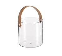 Seprendi Nordic - Frutero portátil de plástico, transparente, para hielo, vino, aperitivos, frutas, cesta de almacenamiento de frutas, de liso S