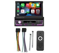 Seprendi Pantalla telescópica eléctrica de 7 pulgadas para coche inalámbrico CarPlay Android Auto Radio portátil Bluetooth MP5 FM receptor el anfitrión