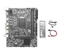 Seprendi Placa base H510+cable +cable de interruptor+deflector LGA1200 DDR4 Gigabit LAN para CPU G5900 G6400 I3-10100 I5-10400F 10/11Th