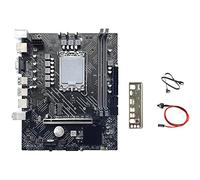Seprendi Placa base H610+cable +Cable de interruptor+deflector LGA1700 DDR4 Gigabit LAN para CPU G6900 G7400 I3 12100 I5 12500 12Th