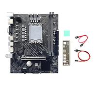 Seprendi Placa base H610+cable +deflector+almohadilla térmica LGA1700 DDR4 Gigabit LAN para CPU G6900 G7400 I3 12100 I5 12500 12Th