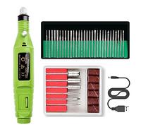 Seprendi Taladro eléctrico de uñas, de uñas, kit de taladro de E para uñas acrílicas, taladro de esmalte de uñas, verde
