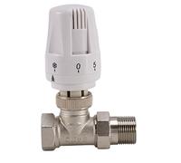 Seprendi Válvula termostática de latón de 3/4 pulgadas tipo recto DN20 válvula de control de temperatura automática calefacción de piso