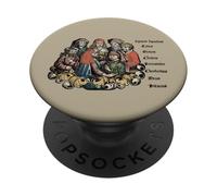 Septem Sapientes Núremberg Crónicas Siete sabios Sabiduría PopSockets PopGrip Adhesivo