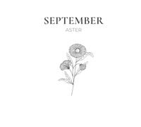 September Birth Flower Journal: Aster