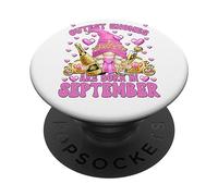 September Birthday GNOME For Mom Cute Bday Princess Saying PopSockets PopGrip Adhesivo