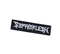 SEPTICFLESH, carne séptica, metal Doom Metal, Death Rotting Christ, ocultismo, Lovecraft, Moonspell, Dimmu Borgir, Tiamat1 - Accesorio bordado para recuerdo para planchar
