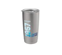 Septiembre 1957 Año 1957 Retro 1957 Vintage Edición Limitada Vaso térmico de acero inoxidable de doble pared