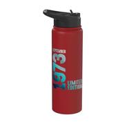 Septiembre 1973 Año 1973 Cumpleaños Edición Limitada Stainless Steel Insulated Water Bottle