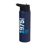 Septiembre 1975 Año 1975 Retro 1975 Vintage Edición Limitada Stainless Steel Insulated Water Bottle